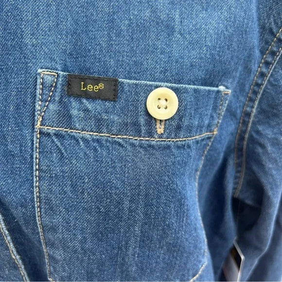 LEE Take‎ a Tumble Denim Shirt Dress NWT | Size S (Oversized Fit) - Picture 9 of 11